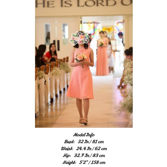 Citrus Color Bridesmaids dress-4 styles - Picture 4 of 5